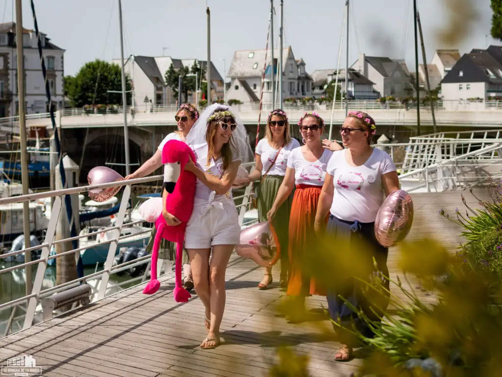 Groupes de copines pour un shooting photo d'evjf à Deauville