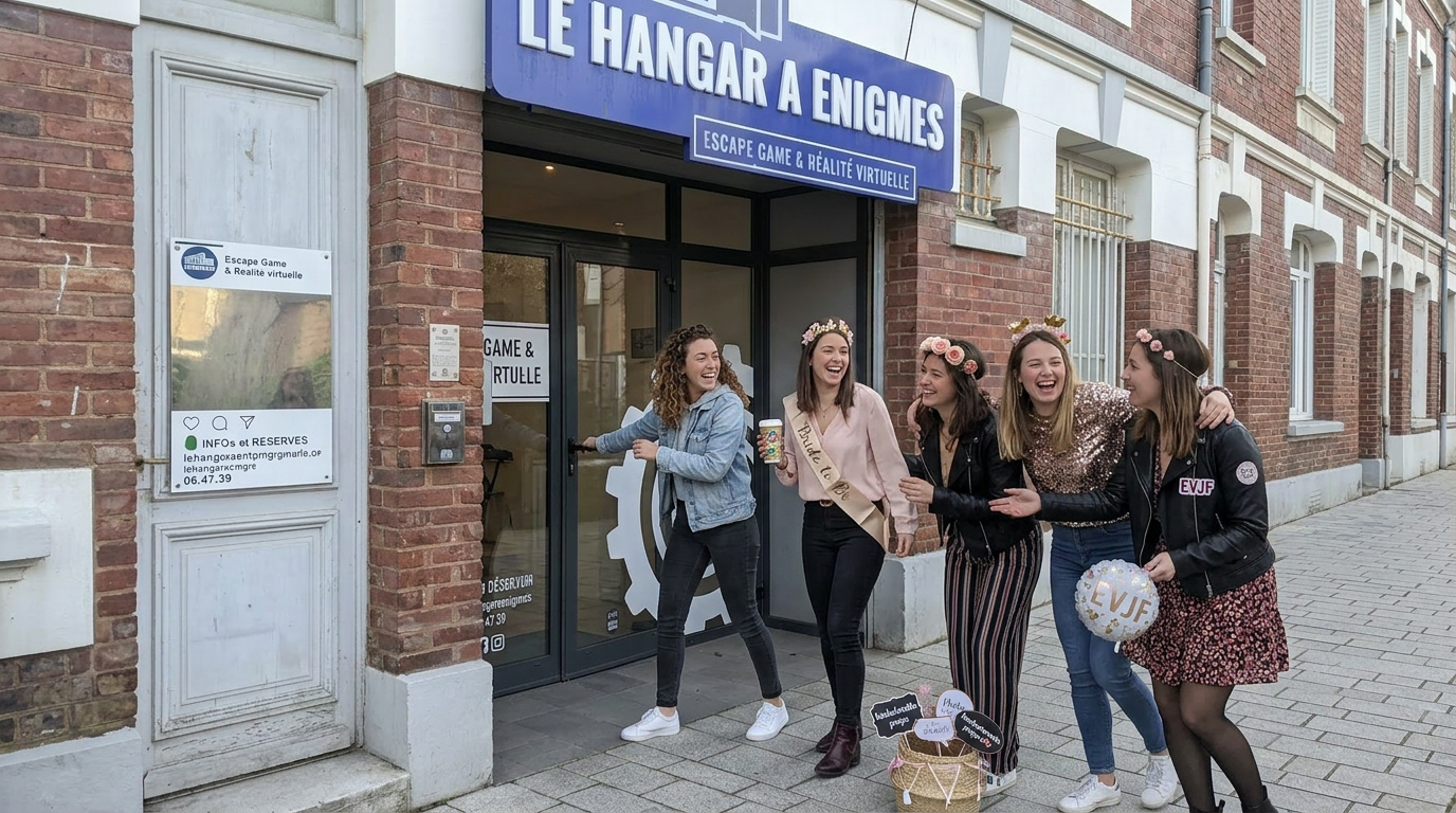 EVJF Deauville — Le Hangar à Énigmes, escape game premium au cœur de Trouville-Deauville